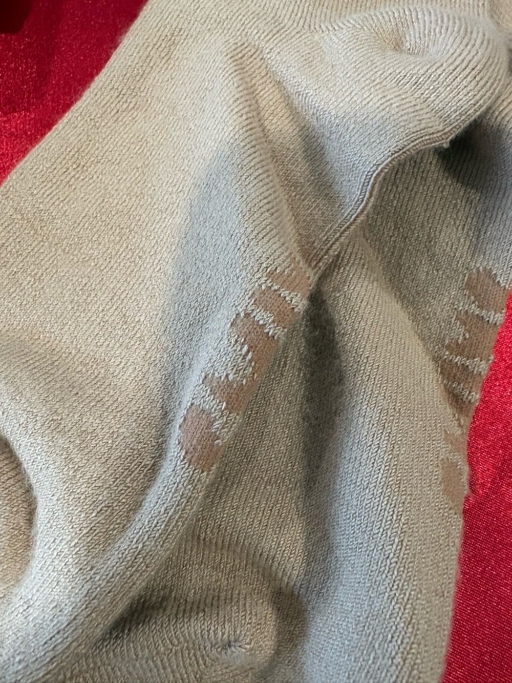 SKIMS Everyday Crew Sock - Ochre - Picture 6 of 6